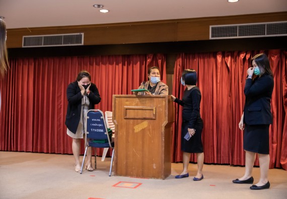 ภาพกิจกรรม คณะวิทยาศาสตร์และเทคโนโลยี จัดพิธีฝึกซ้อมรับพระราชทานปริญญาบัตร กลุ่มย่อย คณะวิทยาศาสตร์และเทคโนโลยี ประจำปีการศึกษา 2559-2560