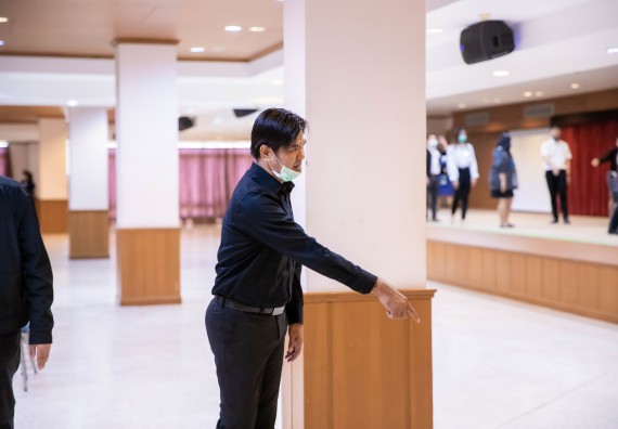 ภาพกิจกรรม คณะวิทยาศาสตร์และเทคโนโลยี จัดพิธีฝึกซ้อมรับพระราชทานปริญญาบัตร กลุ่มย่อย คณะวิทยาศาสตร์และเทคโนโลยี ประจำปีการศึกษา 2559-2560