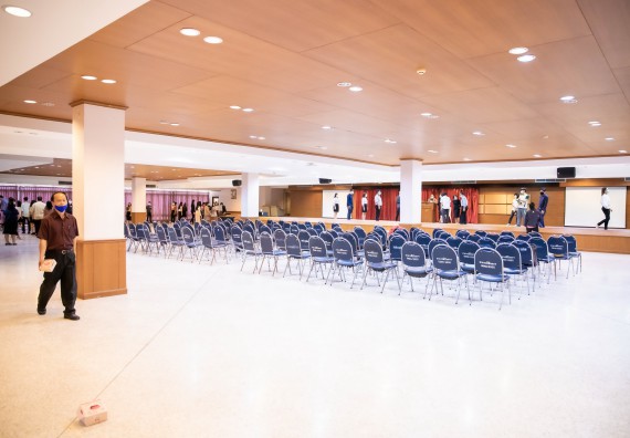 ภาพกิจกรรม คณะวิทยาศาสตร์และเทคโนโลยี จัดพิธีฝึกซ้อมรับพระราชทานปริญญาบัตร กลุ่มย่อย คณะวิทยาศาสตร์และเทคโนโลยี ประจำปีการศึกษา 2559-2560