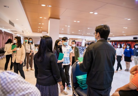 ภาพกิจกรรม คณะวิทยาศาสตร์และเทคโนโลยี จัดพิธีฝึกซ้อมรับพระราชทานปริญญาบัตร กลุ่มย่อย คณะวิทยาศาสตร์และเทคโนโลยี ประจำปีการศึกษา 2559-2560