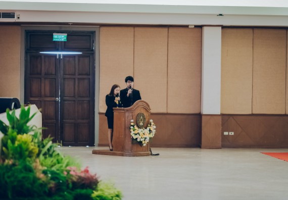 ภาพกิจกรรม คณะวิทยาศาสตร์และเทคโนโลยี จัดพิธีฝึกซ้อมรับพระราชทานปริญญาบัตร กลุ่มย่อย คณะวิทยาศาสตร์และเทคโนโลยี ประจำปีการศึกษา 2559-2560