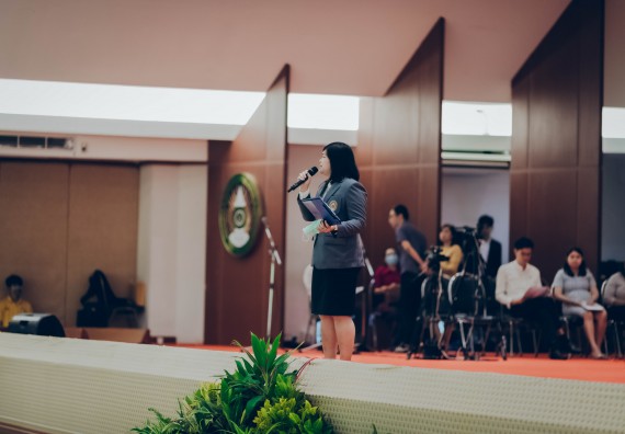 ภาพกิจกรรม คณะวิทยาศาสตร์และเทคโนโลยี จัดพิธีฝึกซ้อมรับพระราชทานปริญญาบัตร กลุ่มย่อย คณะวิทยาศาสตร์และเทคโนโลยี ประจำปีการศึกษา 2559-2560