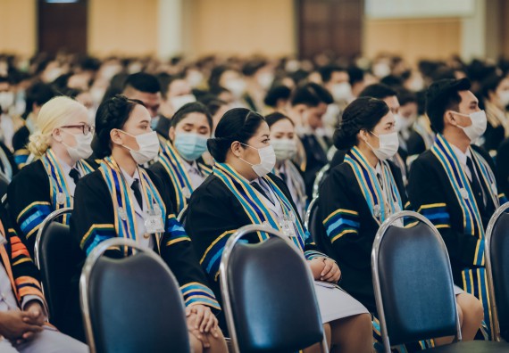 ภาพกิจกรรม คณะวิทยาศาสตร์และเทคโนโลยี จัดพิธีฝึกซ้อมรับพระราชทานปริญญาบัตร กลุ่มย่อย คณะวิทยาศาสตร์และเทคโนโลยี ประจำปีการศึกษา 2559-2560