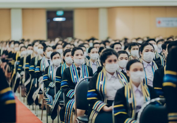 ภาพกิจกรรม คณะวิทยาศาสตร์และเทคโนโลยี จัดพิธีฝึกซ้อมรับพระราชทานปริญญาบัตร กลุ่มย่อย คณะวิทยาศาสตร์และเทคโนโลยี ประจำปีการศึกษา 2559-2560