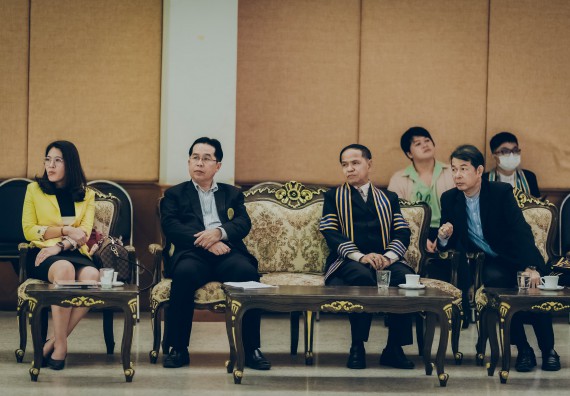 ภาพกิจกรรม คณะวิทยาศาสตร์และเทคโนโลยี จัดพิธีฝึกซ้อมรับพระราชทานปริญญาบัตร กลุ่มย่อย คณะวิทยาศาสตร์และเทคโนโลยี ประจำปีการศึกษา 2559-2560