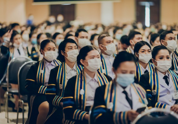 ภาพกิจกรรม คณะวิทยาศาสตร์และเทคโนโลยี จัดพิธีฝึกซ้อมรับพระราชทานปริญญาบัตร กลุ่มย่อย คณะวิทยาศาสตร์และเทคโนโลยี ประจำปีการศึกษา 2559-2560