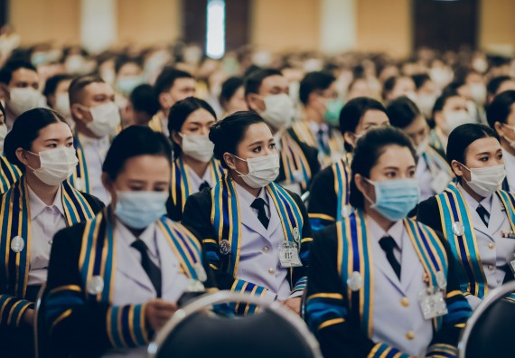 ภาพกิจกรรม คณะวิทยาศาสตร์และเทคโนโลยี จัดพิธีฝึกซ้อมรับพระราชทานปริญญาบัตร กลุ่มย่อย คณะวิทยาศาสตร์และเทคโนโลยี ประจำปีการศึกษา 2559-2560