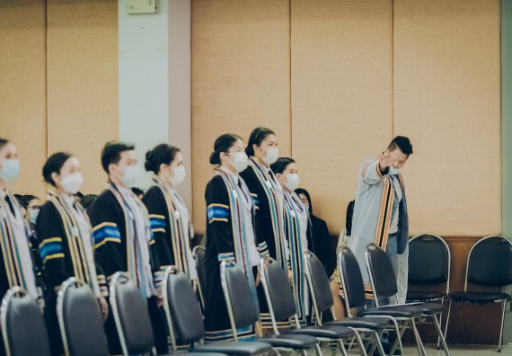 ภาพกิจกรรม คณะวิทยาศาสตร์และเทคโนโลยี จัดพิธีฝึกซ้อมรับพระราชทานปริญญาบัตร กลุ่มย่อย คณะวิทยาศาสตร์และเทคโนโลยี ประจำปีการศึกษา 2559-2560