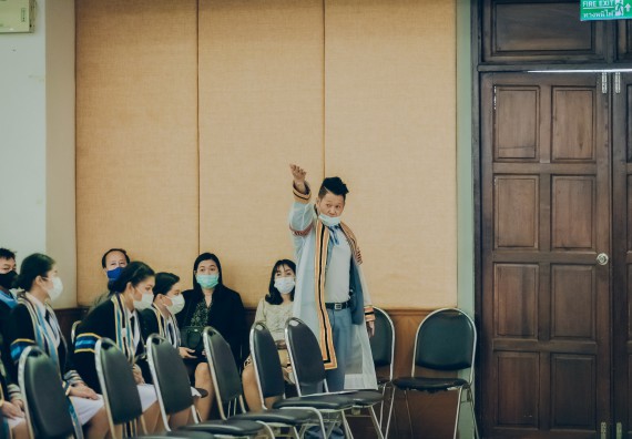 ภาพกิจกรรม คณะวิทยาศาสตร์และเทคโนโลยี จัดพิธีฝึกซ้อมรับพระราชทานปริญญาบัตร กลุ่มย่อย คณะวิทยาศาสตร์และเทคโนโลยี ประจำปีการศึกษา 2559-2560