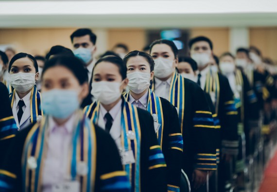 ภาพกิจกรรม คณะวิทยาศาสตร์และเทคโนโลยี จัดพิธีฝึกซ้อมรับพระราชทานปริญญาบัตร กลุ่มย่อย คณะวิทยาศาสตร์และเทคโนโลยี ประจำปีการศึกษา 2559-2560