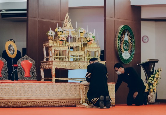 ภาพกิจกรรม คณะวิทยาศาสตร์และเทคโนโลยี จัดพิธีฝึกซ้อมรับพระราชทานปริญญาบัตร กลุ่มย่อย คณะวิทยาศาสตร์และเทคโนโลยี ประจำปีการศึกษา 2559-2560