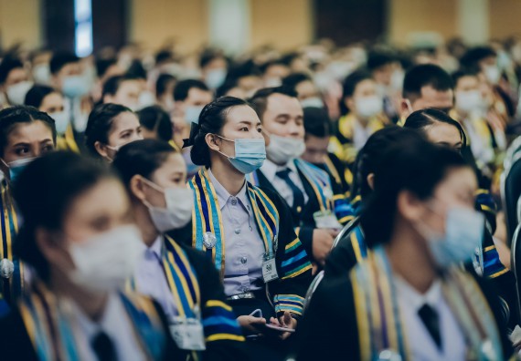 ภาพกิจกรรม คณะวิทยาศาสตร์และเทคโนโลยี จัดพิธีฝึกซ้อมรับพระราชทานปริญญาบัตร กลุ่มย่อย คณะวิทยาศาสตร์และเทคโนโลยี ประจำปีการศึกษา 2559-2560