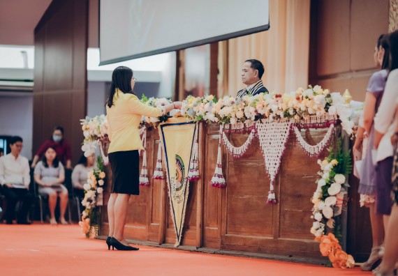 ภาพกิจกรรม คณะวิทยาศาสตร์และเทคโนโลยี จัดพิธีฝึกซ้อมรับพระราชทานปริญญาบัตร กลุ่มย่อย คณะวิทยาศาสตร์และเทคโนโลยี ประจำปีการศึกษา 2559-2560