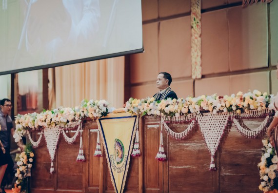 ภาพกิจกรรม คณะวิทยาศาสตร์และเทคโนโลยี จัดพิธีฝึกซ้อมรับพระราชทานปริญญาบัตร กลุ่มย่อย คณะวิทยาศาสตร์และเทคโนโลยี ประจำปีการศึกษา 2559-2560