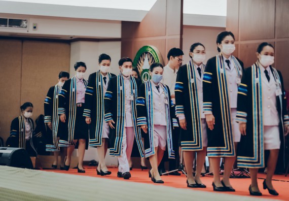ภาพกิจกรรม คณะวิทยาศาสตร์และเทคโนโลยี จัดพิธีฝึกซ้อมรับพระราชทานปริญญาบัตร กลุ่มย่อย คณะวิทยาศาสตร์และเทคโนโลยี ประจำปีการศึกษา 2559-2560