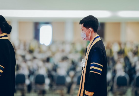 ภาพกิจกรรม คณะวิทยาศาสตร์และเทคโนโลยี จัดพิธีฝึกซ้อมรับพระราชทานปริญญาบัตร กลุ่มย่อย คณะวิทยาศาสตร์และเทคโนโลยี ประจำปีการศึกษา 2559-2560