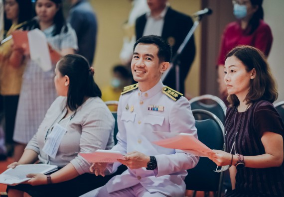 ภาพกิจกรรม คณะวิทยาศาสตร์และเทคโนโลยี จัดพิธีฝึกซ้อมรับพระราชทานปริญญาบัตร กลุ่มย่อย คณะวิทยาศาสตร์และเทคโนโลยี ประจำปีการศึกษา 2559-2560