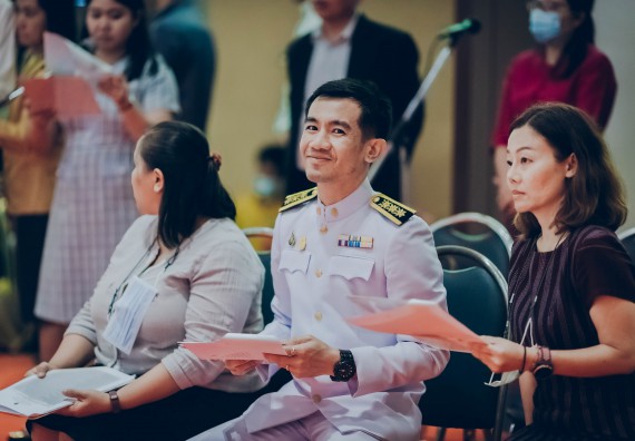 ภาพกิจกรรม คณะวิทยาศาสตร์และเทคโนโลยี จัดพิธีฝึกซ้อมรับพระราชทานปริญญาบัตร กลุ่มย่อย คณะวิทยาศาสตร์และเทคโนโลยี ประจำปีการศึกษา 2559-2560