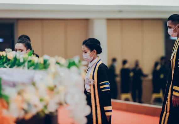 ภาพกิจกรรม คณะวิทยาศาสตร์และเทคโนโลยี จัดพิธีฝึกซ้อมรับพระราชทานปริญญาบัตร กลุ่มย่อย คณะวิทยาศาสตร์และเทคโนโลยี ประจำปีการศึกษา 2559-2560