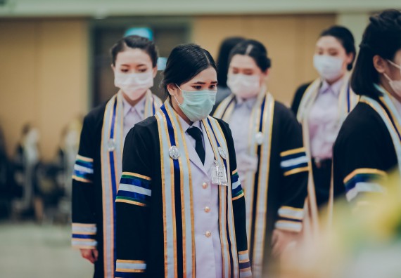 ภาพกิจกรรม คณะวิทยาศาสตร์และเทคโนโลยี จัดพิธีฝึกซ้อมรับพระราชทานปริญญาบัตร กลุ่มย่อย คณะวิทยาศาสตร์และเทคโนโลยี ประจำปีการศึกษา 2559-2560