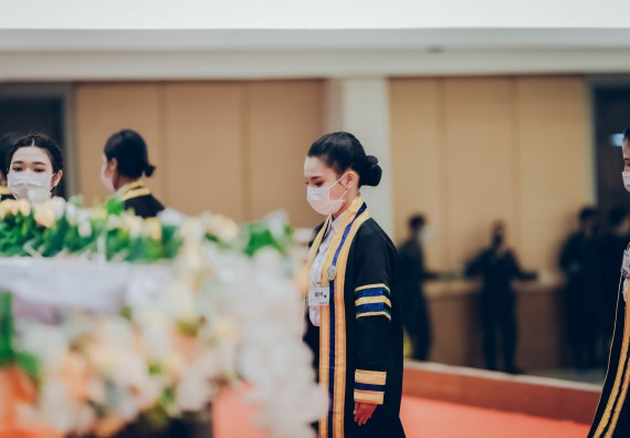 ภาพกิจกรรม คณะวิทยาศาสตร์และเทคโนโลยี จัดพิธีฝึกซ้อมรับพระราชทานปริญญาบัตร กลุ่มย่อย คณะวิทยาศาสตร์และเทคโนโลยี ประจำปีการศึกษา 2559-2560