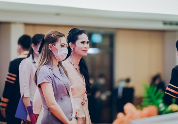 ภาพกิจกรรม คณะวิทยาศาสตร์และเทคโนโลยี จัดพิธีฝึกซ้อมรับพระราชทานปริญญาบัตร กลุ่มย่อย คณะวิทยาศาสตร์และเทคโนโลยี ประจำปีการศึกษา 2559-2560