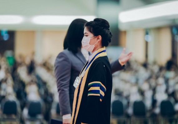 ภาพกิจกรรม คณะวิทยาศาสตร์และเทคโนโลยี จัดพิธีฝึกซ้อมรับพระราชทานปริญญาบัตร กลุ่มย่อย คณะวิทยาศาสตร์และเทคโนโลยี ประจำปีการศึกษา 2559-2560