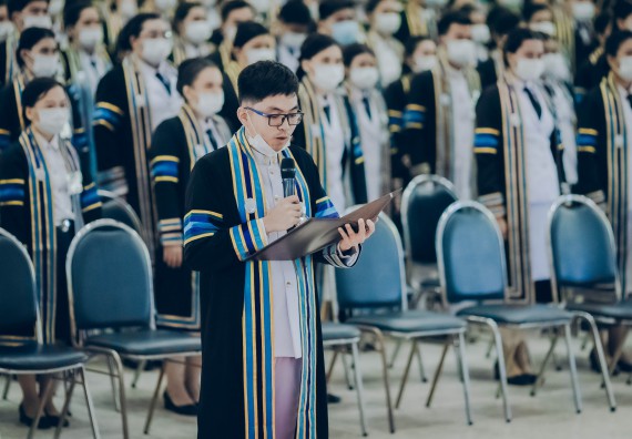 ภาพกิจกรรม คณะวิทยาศาสตร์และเทคโนโลยี จัดพิธีฝึกซ้อมรับพระราชทานปริญญาบัตร กลุ่มย่อย คณะวิทยาศาสตร์และเทคโนโลยี ประจำปีการศึกษา 2559-2560