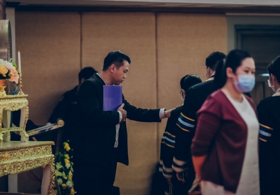 ภาพกิจกรรม คณะวิทยาศาสตร์และเทคโนโลยี จัดพิธีฝึกซ้อมรับพระราชทานปริญญาบัตร กลุ่มย่อย คณะวิทยาศาสตร์และเทคโนโลยี ประจำปีการศึกษา 2559-2560