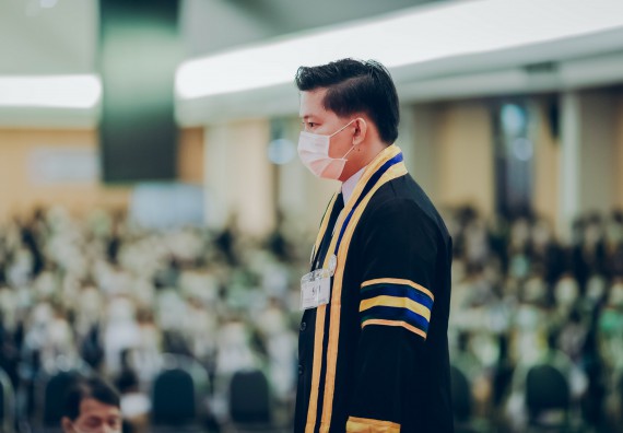 ภาพกิจกรรม คณะวิทยาศาสตร์และเทคโนโลยี จัดพิธีฝึกซ้อมรับพระราชทานปริญญาบัตร กลุ่มย่อย คณะวิทยาศาสตร์และเทคโนโลยี ประจำปีการศึกษา 2559-2560