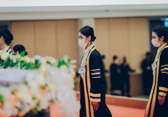 ภาพกิจกรรม คณะวิทยาศาสตร์และเทคโนโลยี จัดพิธีฝึกซ้อมรับพระราชทานปริญญาบัตร กลุ่มย่อย คณะวิทยาศาสตร์และเทคโนโลยี ประจำปีการศึกษา 2559-2560