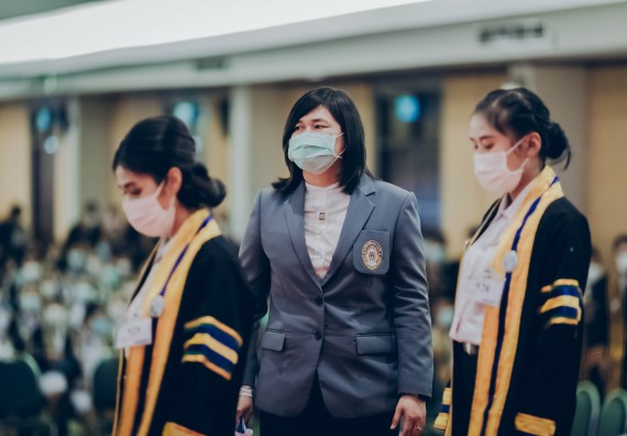 ภาพกิจกรรม คณะวิทยาศาสตร์และเทคโนโลยี จัดพิธีฝึกซ้อมรับพระราชทานปริญญาบัตร กลุ่มย่อย คณะวิทยาศาสตร์และเทคโนโลยี ประจำปีการศึกษา 2559-2560