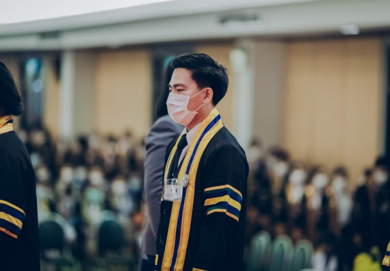 ภาพกิจกรรม คณะวิทยาศาสตร์และเทคโนโลยี จัดพิธีฝึกซ้อมรับพระราชทานปริญญาบัตร กลุ่มย่อย คณะวิทยาศาสตร์และเทคโนโลยี ประจำปีการศึกษา 2559-2560