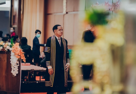 ภาพกิจกรรม คณะวิทยาศาสตร์และเทคโนโลยี จัดพิธีฝึกซ้อมรับพระราชทานปริญญาบัตร กลุ่มย่อย คณะวิทยาศาสตร์และเทคโนโลยี ประจำปีการศึกษา 2559-2560