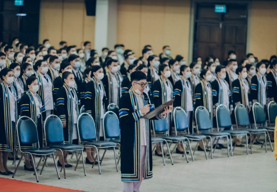 ภาพกิจกรรม คณะวิทยาศาสตร์และเทคโนโลยี จัดพิธีฝึกซ้อมรับพระราชทานปริญญาบัตร กลุ่มย่อย คณะวิทยาศาสตร์และเทคโนโลยี ประจำปีการศึกษา 2559-2560