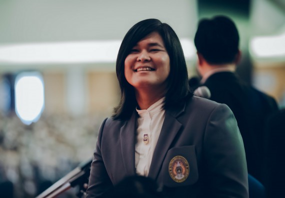 ภาพกิจกรรม คณะวิทยาศาสตร์และเทคโนโลยี จัดพิธีฝึกซ้อมรับพระราชทานปริญญาบัตร กลุ่มย่อย คณะวิทยาศาสตร์และเทคโนโลยี ประจำปีการศึกษา 2559-2560