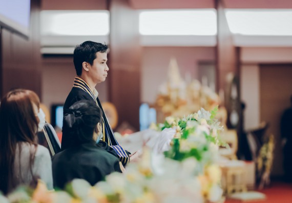 ภาพกิจกรรม คณะวิทยาศาสตร์และเทคโนโลยี จัดพิธีฝึกซ้อมรับพระราชทานปริญญาบัตร กลุ่มย่อย คณะวิทยาศาสตร์และเทคโนโลยี ประจำปีการศึกษา 2559-2560