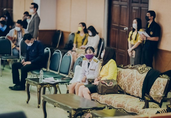 ภาพกิจกรรม คณะวิทยาศาสตร์และเทคโนโลยี จัดพิธีฝึกซ้อมรับพระราชทานปริญญาบัตร กลุ่มย่อย คณะวิทยาศาสตร์และเทคโนโลยี ประจำปีการศึกษา 2559-2560