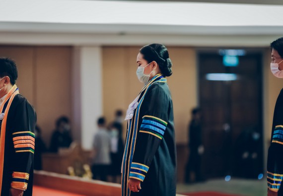 ภาพกิจกรรม คณะวิทยาศาสตร์และเทคโนโลยี จัดพิธีฝึกซ้อมรับพระราชทานปริญญาบัตร กลุ่มย่อย คณะวิทยาศาสตร์และเทคโนโลยี ประจำปีการศึกษา 2559-2560