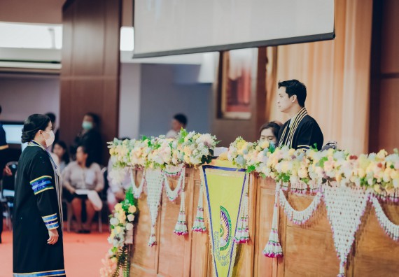 ภาพกิจกรรม คณะวิทยาศาสตร์และเทคโนโลยี จัดพิธีฝึกซ้อมรับพระราชทานปริญญาบัตร กลุ่มย่อย คณะวิทยาศาสตร์และเทคโนโลยี ประจำปีการศึกษา 2559-2560