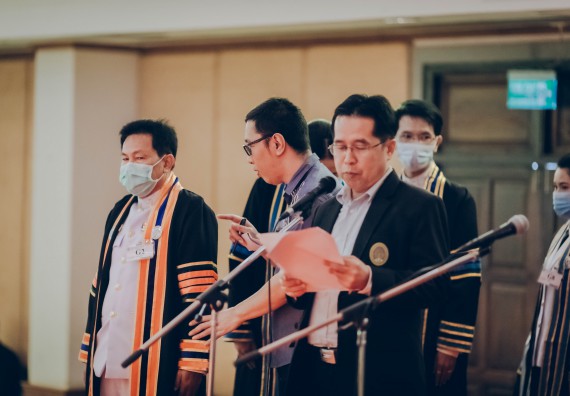 ภาพกิจกรรม คณะวิทยาศาสตร์และเทคโนโลยี จัดพิธีฝึกซ้อมรับพระราชทานปริญญาบัตร กลุ่มย่อย คณะวิทยาศาสตร์และเทคโนโลยี ประจำปีการศึกษา 2559-2560