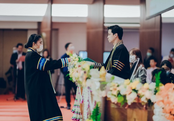 ภาพกิจกรรม คณะวิทยาศาสตร์และเทคโนโลยี จัดพิธีฝึกซ้อมรับพระราชทานปริญญาบัตร กลุ่มย่อย คณะวิทยาศาสตร์และเทคโนโลยี ประจำปีการศึกษา 2559-2560