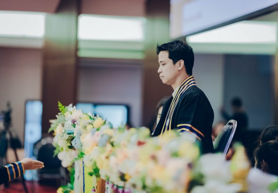 ภาพกิจกรรม คณะวิทยาศาสตร์และเทคโนโลยี จัดพิธีฝึกซ้อมรับพระราชทานปริญญาบัตร กลุ่มย่อย คณะวิทยาศาสตร์และเทคโนโลยี ประจำปีการศึกษา 2559-2560
