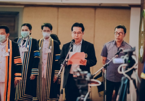 ภาพกิจกรรม คณะวิทยาศาสตร์และเทคโนโลยี จัดพิธีฝึกซ้อมรับพระราชทานปริญญาบัตร กลุ่มย่อย คณะวิทยาศาสตร์และเทคโนโลยี ประจำปีการศึกษา 2559-2560