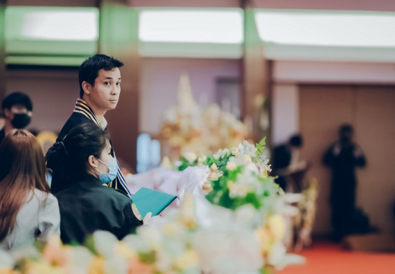 ภาพกิจกรรม คณะวิทยาศาสตร์และเทคโนโลยี จัดพิธีฝึกซ้อมรับพระราชทานปริญญาบัตร กลุ่มย่อย คณะวิทยาศาสตร์และเทคโนโลยี ประจำปีการศึกษา 2559-2560