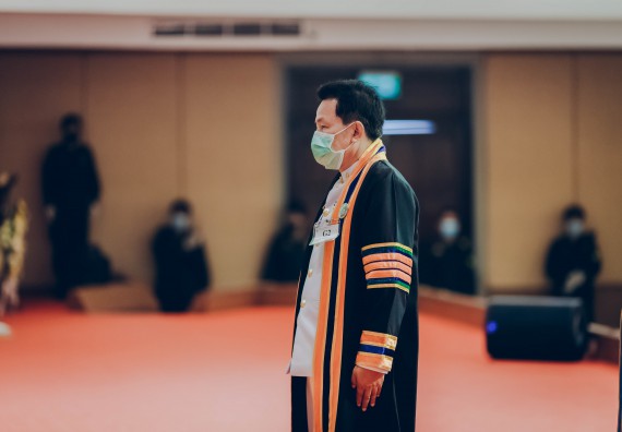 ภาพกิจกรรม คณะวิทยาศาสตร์และเทคโนโลยี จัดพิธีฝึกซ้อมรับพระราชทานปริญญาบัตร กลุ่มย่อย คณะวิทยาศาสตร์และเทคโนโลยี ประจำปีการศึกษา 2559-2560