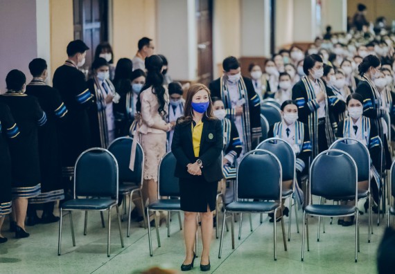 ภาพกิจกรรม คณะวิทยาศาสตร์และเทคโนโลยี จัดพิธีฝึกซ้อมรับพระราชทานปริญญาบัตร กลุ่มย่อย คณะวิทยาศาสตร์และเทคโนโลยี ประจำปีการศึกษา 2559-2560