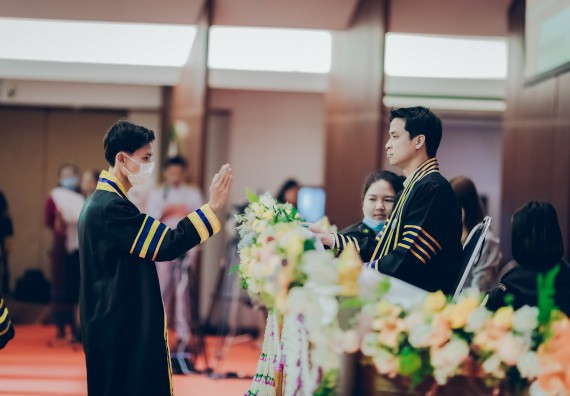 ภาพกิจกรรม คณะวิทยาศาสตร์และเทคโนโลยี จัดพิธีฝึกซ้อมรับพระราชทานปริญญาบัตร กลุ่มย่อย คณะวิทยาศาสตร์และเทคโนโลยี ประจำปีการศึกษา 2559-2560