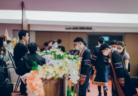 ภาพกิจกรรม คณะวิทยาศาสตร์และเทคโนโลยี จัดพิธีฝึกซ้อมรับพระราชทานปริญญาบัตร กลุ่มย่อย คณะวิทยาศาสตร์และเทคโนโลยี ประจำปีการศึกษา 2559-2560