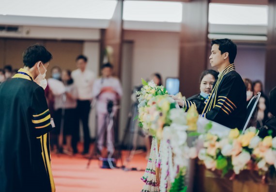 ภาพกิจกรรม คณะวิทยาศาสตร์และเทคโนโลยี จัดพิธีฝึกซ้อมรับพระราชทานปริญญาบัตร กลุ่มย่อย คณะวิทยาศาสตร์และเทคโนโลยี ประจำปีการศึกษา 2559-2560